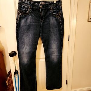 Silver suki bling pocket jeans